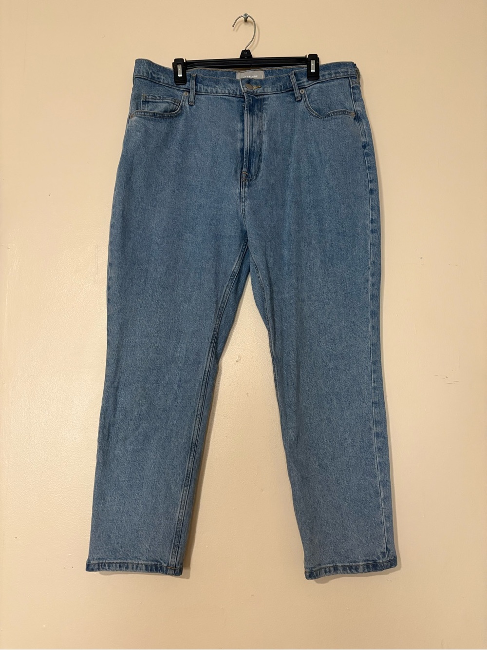 Everlane Light Blue Straight-Leg Jeans